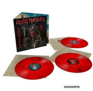 IRON MAIDEN - SENJUTSU (INDIES)(RED & BLACK VINYL)