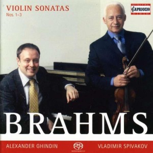 GHINDIN, ALEXANDER/VLADIMIR SPIVAKOV - BRAHMS VIOLIN SONATAS NOS. 1-3