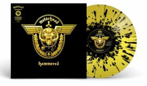 MOTORHEAD - HAMMERED (20TH ANNIV. GOLD & BLACK SPLATTER VINYL))