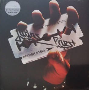 JUDAS PRIEST - BRITISH STEEL (BLACK/WHITE SPLATTER)