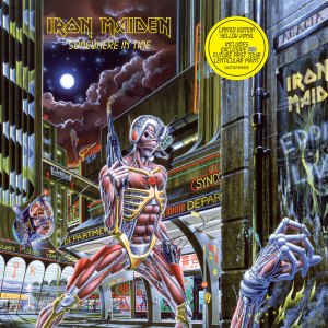 IRON MAIDEN - SOMEWHERE IN TIME (YELLOW VINYL)