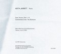 JARRETT, KEITH - NEW VIENNA - AT THE MUSIKVEREIN 2016