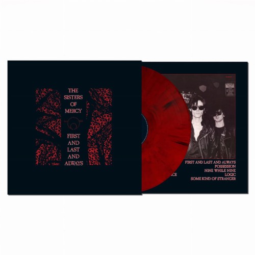 SISTERS OF MERCY - FIRST AND LAST AND ALWAYS (40TH ANNIV. BLACK & RED MARBLED VINYL)