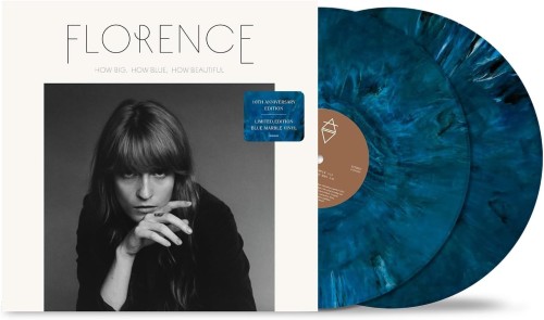 FLORENCE & THE MACHINE - HOW BIG, HOW BLUE, HOW BEAUTIFUL (10TH ANNIV. BLUE MARBLED VINYL)