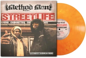 METHOD MAN PRESENTS STREET LIFE - STREET EDUCATION (20TH ANNIV. ORANGE MARBLE VINYL)