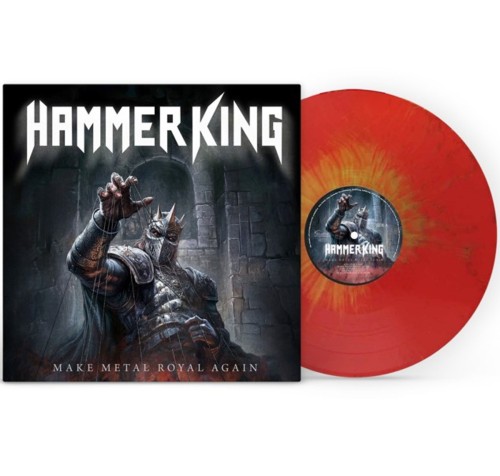 HAMMER KING - MAKE METAL ROYAL AGAIN (RED & GOLD SPLATTER VINYL)