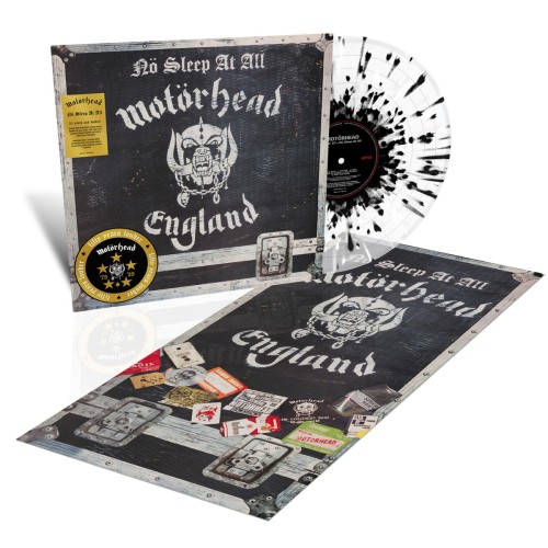 MOTORHEAD - NO SLEEP AT ALL (50TH ANNIV. WHITE & BLACK SPLATTER VINYL)