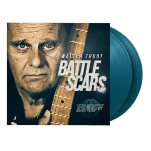 TROUT, WALTER - BATTLE SCARS (10TH ANNIV. AQUAMARINE VINYL) 