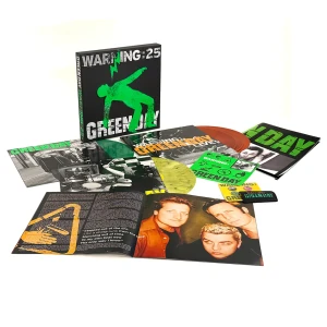 GREEN DAY - WARNING (25TH ANNIV. DELUXE GREEN GALAXY, YELLOW MARBLE & ORANGE GALAXY VINYL)