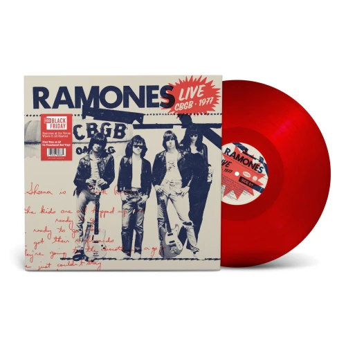 RAMONES, THE - LIVE AT CBGB, 1977 (RED VINYL) (RSD 2025 BLACK FRIDAY)