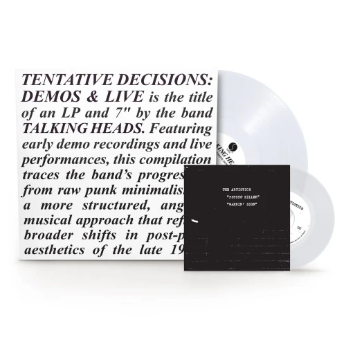 TALKING HEADS - TENTATIVE DECISIONS: 1974-1976 (CLEAR VINYL) (RSD 2025 BLACK FRIDAY)