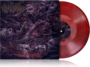 STABBING - EON OF OBSCENITY (RED & BLACK MARBLED VINYL)