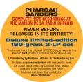 SANDERS, PHAROAH - LOVE IS HERE: THE COMPLETE PARIS 1975 ORTF RECORDINGS