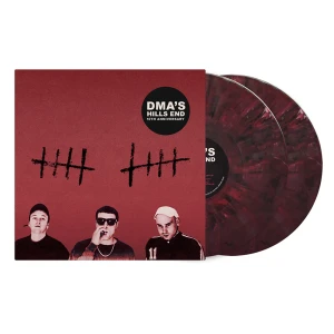 DMA'S - HILLS END (10TH ANNIV. RED & BLACK MARBLED VINYL)