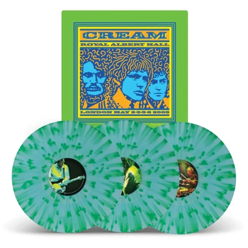 CREAM - ROYAL ALBERT HALL LONDON MAY 2-3-5-6 2005 (20TH ANNIV. BLUE & GREEN SPLATTER)