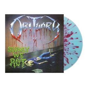 OBITUARY - SLOWLY WE ROT (CORPSE BLUE WITH BLOOD SPLATTER VINYL)