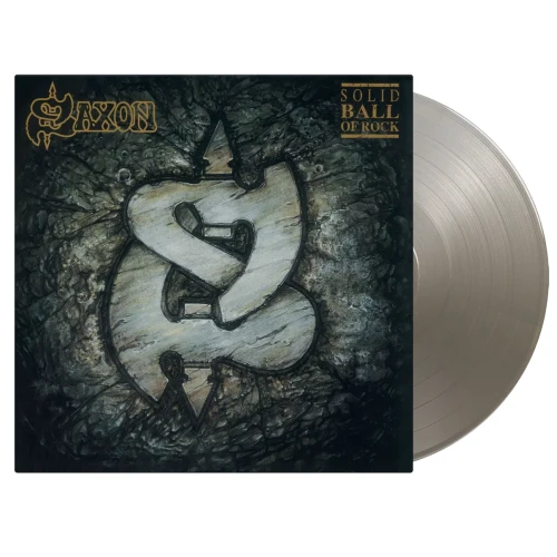 SAXON - SOLID BALL OF ROCK (SILVER VINYL)