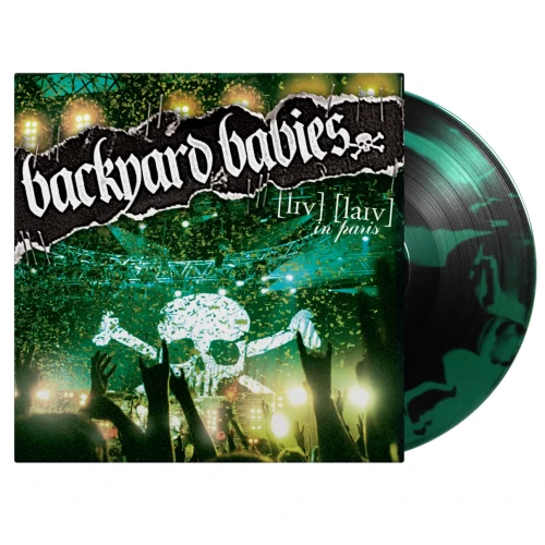 BACKYARD BABIES - LIVE LIVE IN PARIS (BLACK & GREEN VINYL)