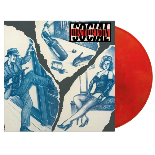 SOCIAL DISTORTION - SOCIAL DISTORTION (RED MARBLE VINYL)