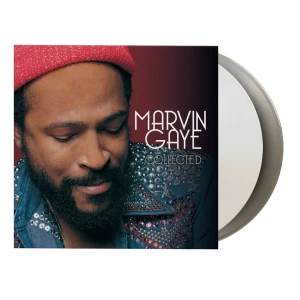 GAYE, MARVIN - COLLECTED (SILVER & WHITE VINYL)