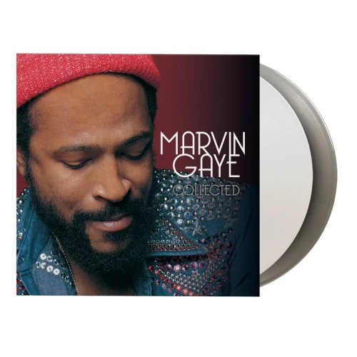 GAYE, MARVIN - COLLECTED (SILVER & WHITE VINYL)