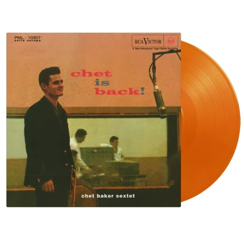 BAKER, CHET SEXTET - CHET IS BACK! (ORANGE VINYL)