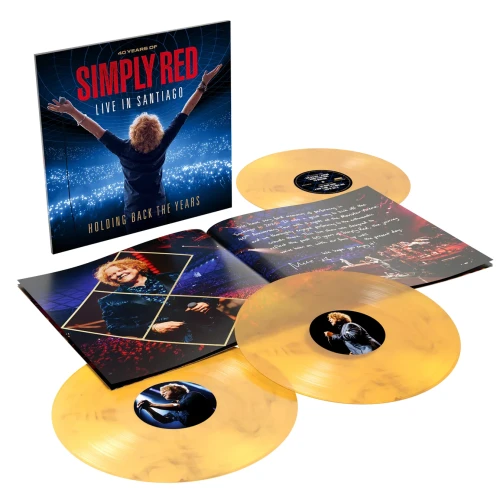 SIMPLY RED - HOLDING BACK THE YEARS: LIVE IN SANTIAGO (YELLOW MARBLED VINYL)