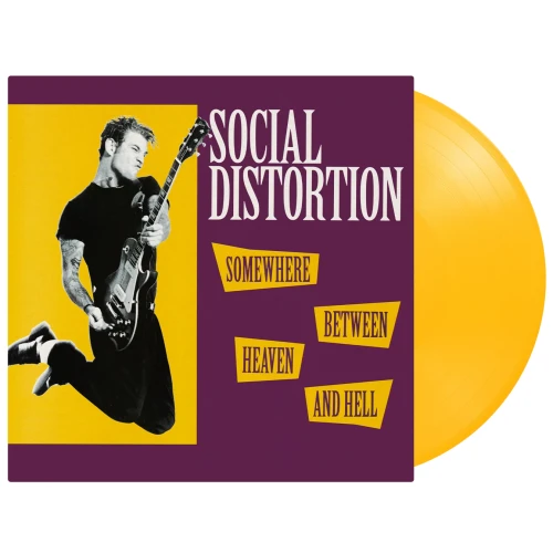 SOCIAL DISTORTION - SOMEWHERE BETWEEN HEAVEN AND HELL (YELLOW VINYL)