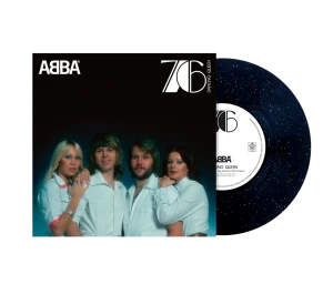 ABBA - DANCING QUEEN (50TH ANNIV. 10INCH SINGLE BLACK SPARKLING VINYL)