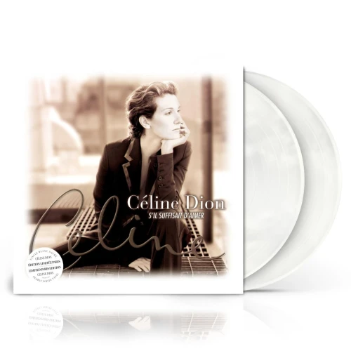 DION, CELINE - S'IL SUFFISAIT D'AIMER (LIMITED PARIS EDITION) (PEARL WHITE VINYL)