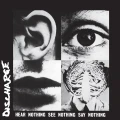 DISCHARGE - HEAR NOTHING SEE NOTHING SAY NOTHING (BLACK/WHITE SWIRL VINYL)