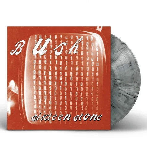 BUSH - SIXTEEN STONE (GREY & BLACK MARBLED VINYL)