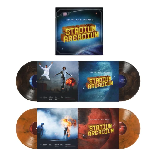 RED HOT CHILI PEPPERS - STADIUM ARCADIUM: (20TH ANNIV. BROWN & ORANGE SMOKE VINYL)