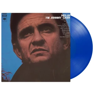 CASH, JOHNNY - HELLO, I'M JOHNNY CASH (BLUE VINYL)