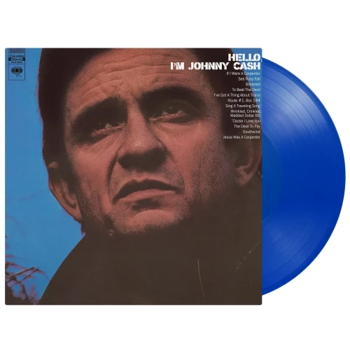 CASH, JOHNNY - HELLO, I'M JOHNNY CASH (BLUE VINYL)