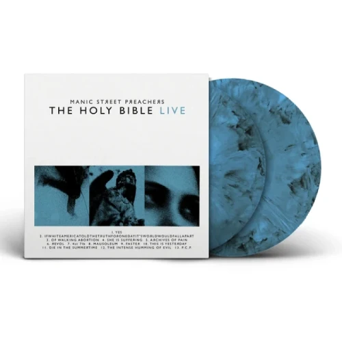 MANIC STREET PREACHERS - THE HOLY BIBLE LIVE (BLUE MARBLE VINYL)