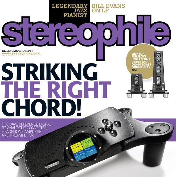 Chord DAVE - bohater z okładki Stereophile magazine